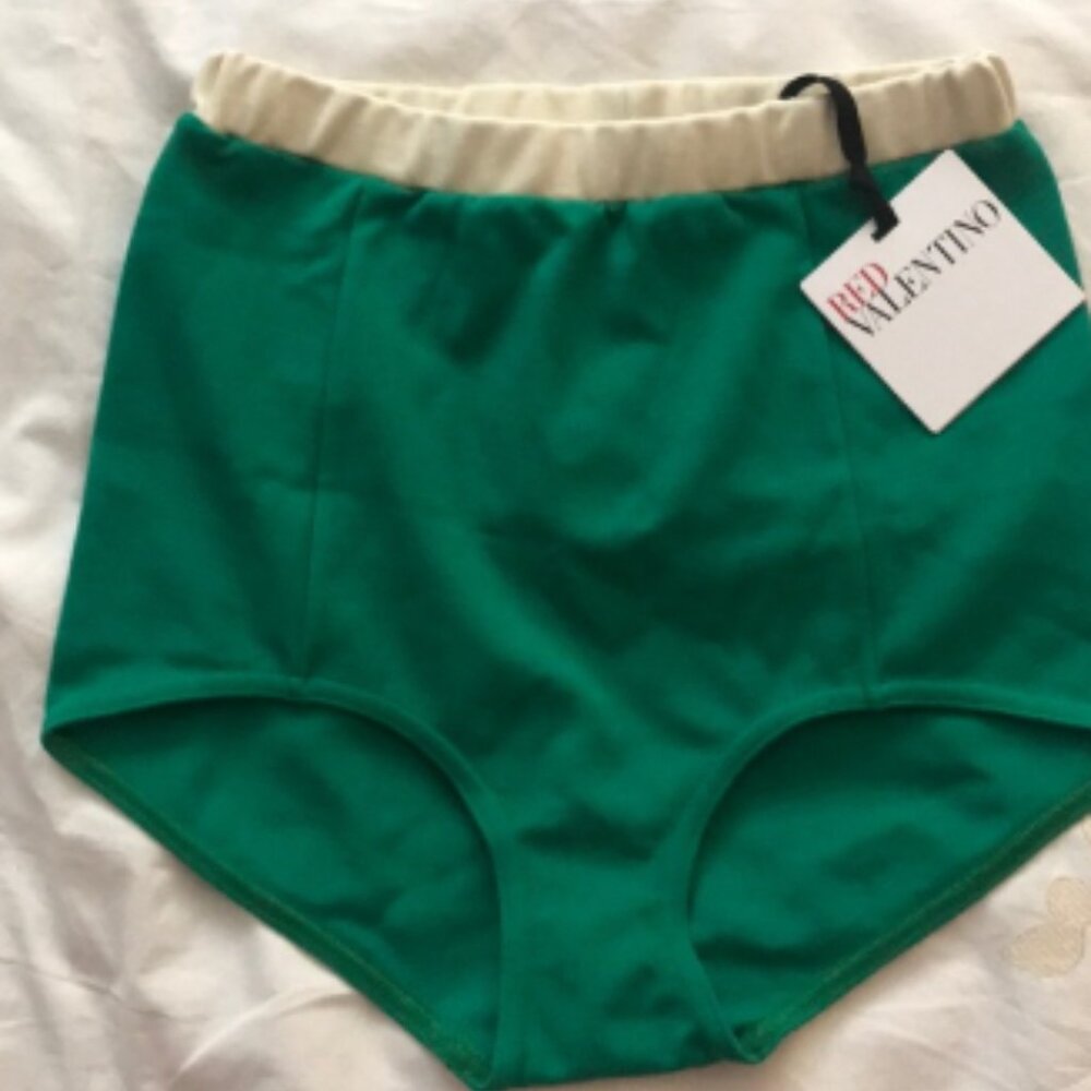 Red Valentino high waisted bootie shorts